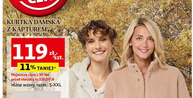 Kurtka damska z kapturem promocja