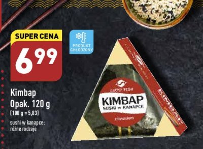 Kimbap z łososiem Lucky fish promocja