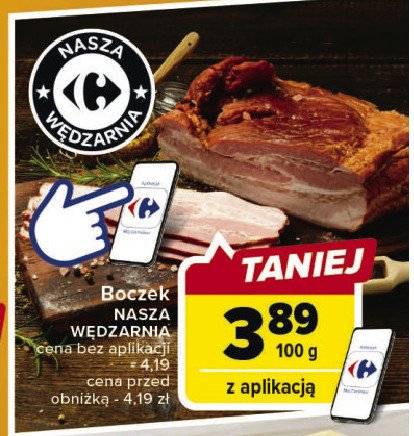 Boczek w臋dzony parzony Nasza w臋dzarnia carrefour promocja