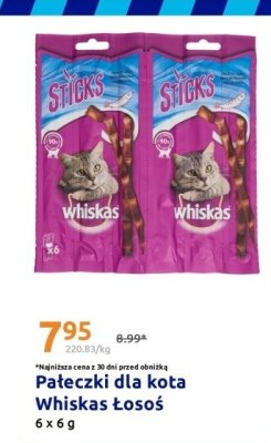 Pateczki dla kota o smaku łososia promocja w Action