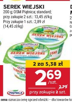 Serek wiejski Pi膮tnica naturalny promocja
