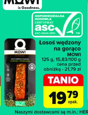 Łosoś wędzony na gorąco cytryna i pietruszka promocja