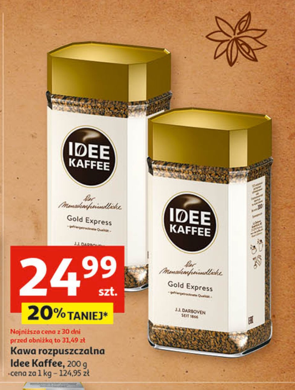 Kawa Idee kaffee gold express promocja
