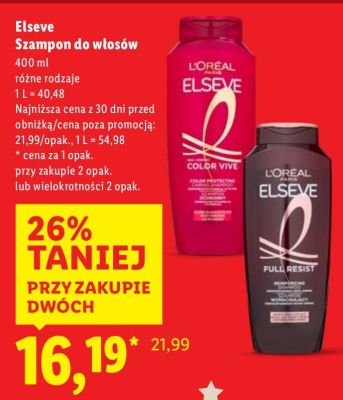 Szampon do włosów różne rodzaje promocja w Lidl