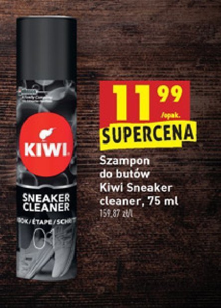 Szampon do czyszczenia but贸w czarny Kiwi sneaker cleaner promocja