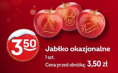 Jabłko okazjonalne promocja w Żabka