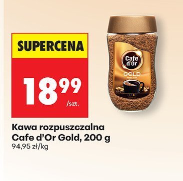 Kawa rozpuszczalna Cafe d'Or Gold, 200 g promocja w Biedronka