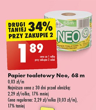 Papier toaletowy Neo promocja