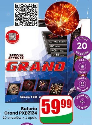 Bateria Grand PXB2124 Special Effects 20 strzałów promocja w Dino