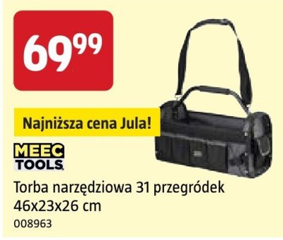 Torba narzędziowa 31 przegródek 46x23x26 cm MEEC TOOLS promocja w Jula