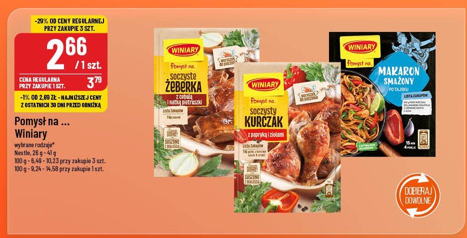 Soczyste żeberka z cebulą i pietruszką Winiary pomysł na ... promocja