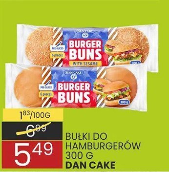 Bułki do hamburgerów 300g Dan Cake promocja w Wafelek
