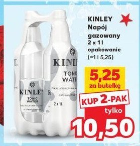 Napój tonic water Kinley promocja w Kaufland