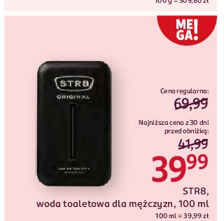 Woda toaletowa Str8 original promocja w Rossmann