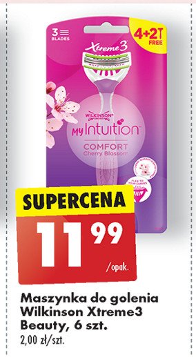 Maszynka do golenia Wilkinson my intuition comfort cherry blossom promocja