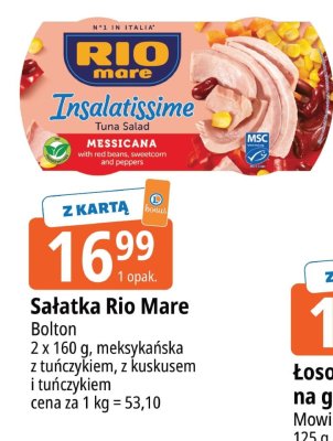Sałatka Rio Mare Insalatissime Bolton promocja w Leclerc