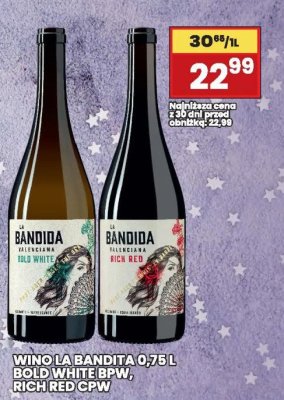 Wino La Bandida 0,75l Rich Red CPW promocja w Wafelek