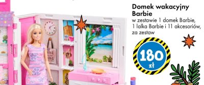 Domek wakacyjny Barbie promocja w Tedi