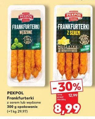 Frankfurterki wędzone Pekpol promocja w Kaufland