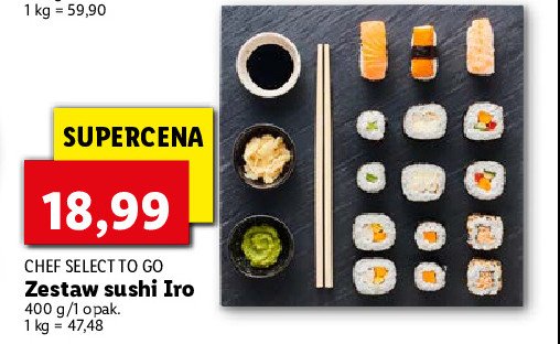 Sushi box iro Chef select promocja