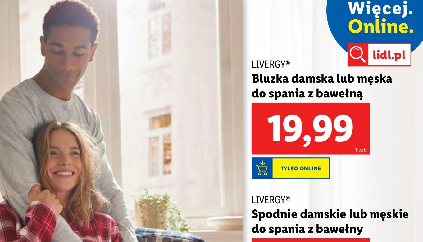 Bluza do spania Livergy promocja