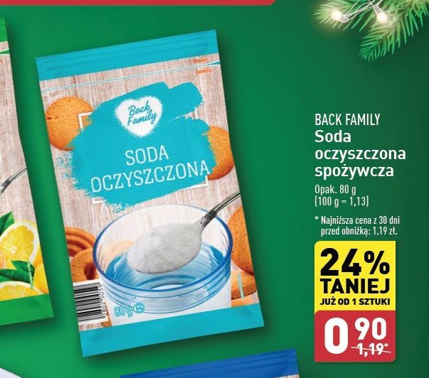 Soda oczyszczona BACK FAMILY promocja