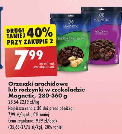 Orzeszki w czekoladzie MAGNETIC PREMIUM promocja