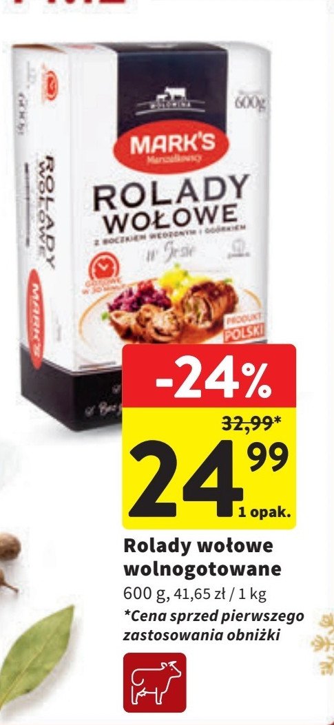 Rolady wołowe wolnogotowane promocja