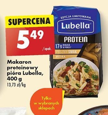 Makaron pióra Lubella protein promocja