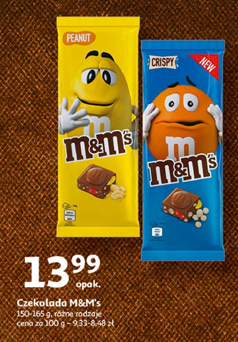 Draże orzechowe M&m's promocja w Auchan