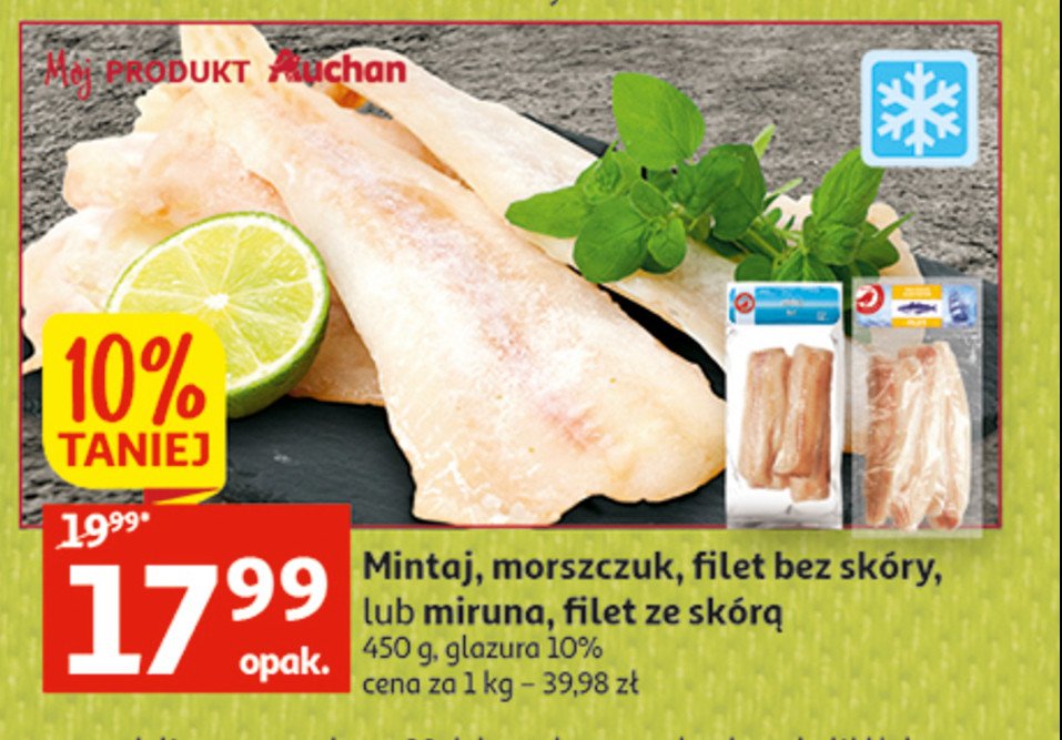Miruna filet ze skórą Auchan promocja