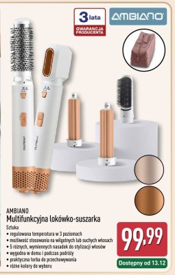 Multifunkcyjna lokówko-suszarka AMBIANO promocja w Aldi