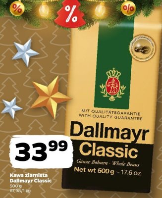 Kawa ziarnista Dallmayr Classic promocja w Netto