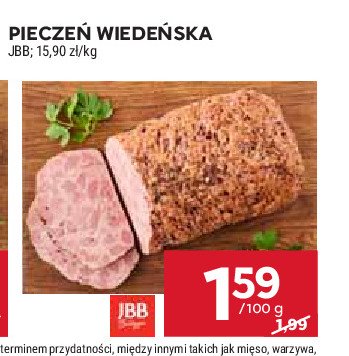 Pieczeń wiedeńska Jbb bałdyga promocja