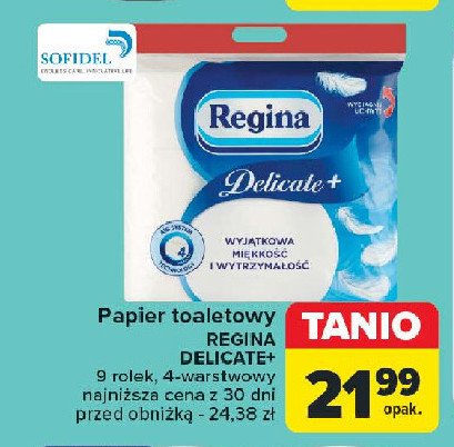 Papier toaletowy delicate+ Regina promocja