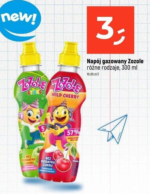 Napój wild cherry Zozole promocja