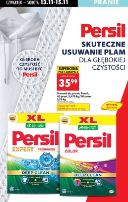 Proszek do prania Persil Expert Freshness Deep Clean XL, 48 prań promocja w Biedronka