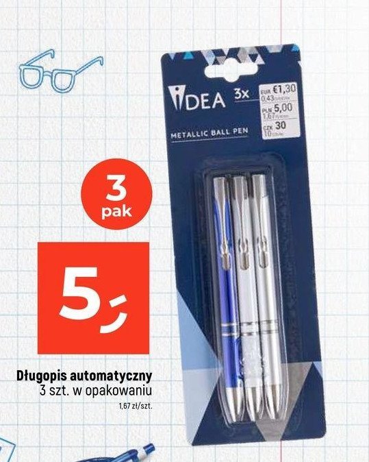 Długopisy automatyczne IDEA promocja