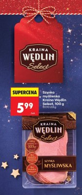 Szynka myśliwska Kraina Wędlin Select promocja w Biedronka