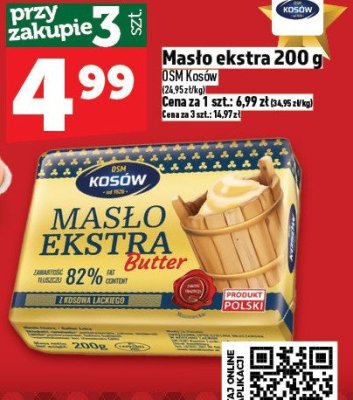 Masło ekstra 200 g promocja w TOPAZ