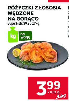 Różyczki z łososia wędzone Superfish promocja w Stokrotka