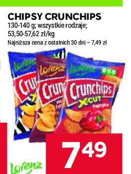 Chipsy pieczone żeberka z grilla Crunchips Crunchips lorenz promocja