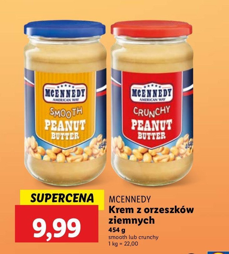 Mas艂o orzechowe crunchy Mcennedy promocja