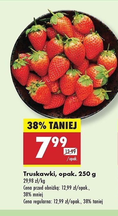 Truskawki promocja w Biedronka