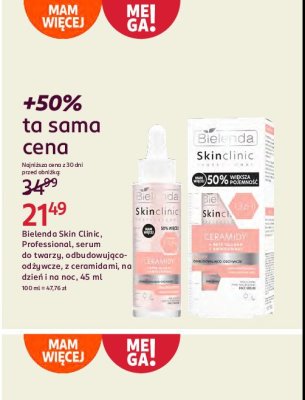 Serum do twarzy z ceramidami BIELENDA SKIN CLINIC PROFESSIONAL promocja