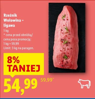 Wołowina - ligawa promocja w Lidl