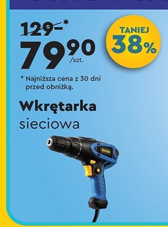 Wkrętarka sieciowa Niteo tools promocja w Biedronka