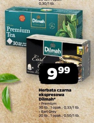 Herbata czarna ekspresowa Premium Dilmah promocja w Netto
