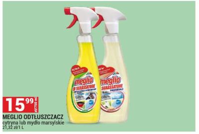 Odtłuszczacz MEGLIO ODTŁUSZCZACZ cytryna lub mydło marsylskie promocja w Merkury Market