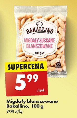 Migdały łuskane Bakallino promocja